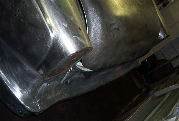 Metallic parts close-up