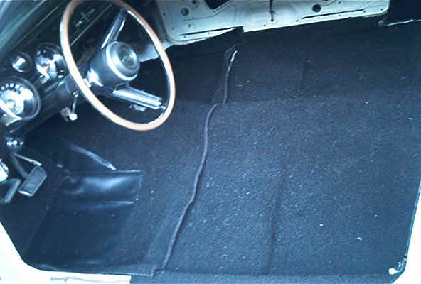 Interior — steering wheel and dashboard